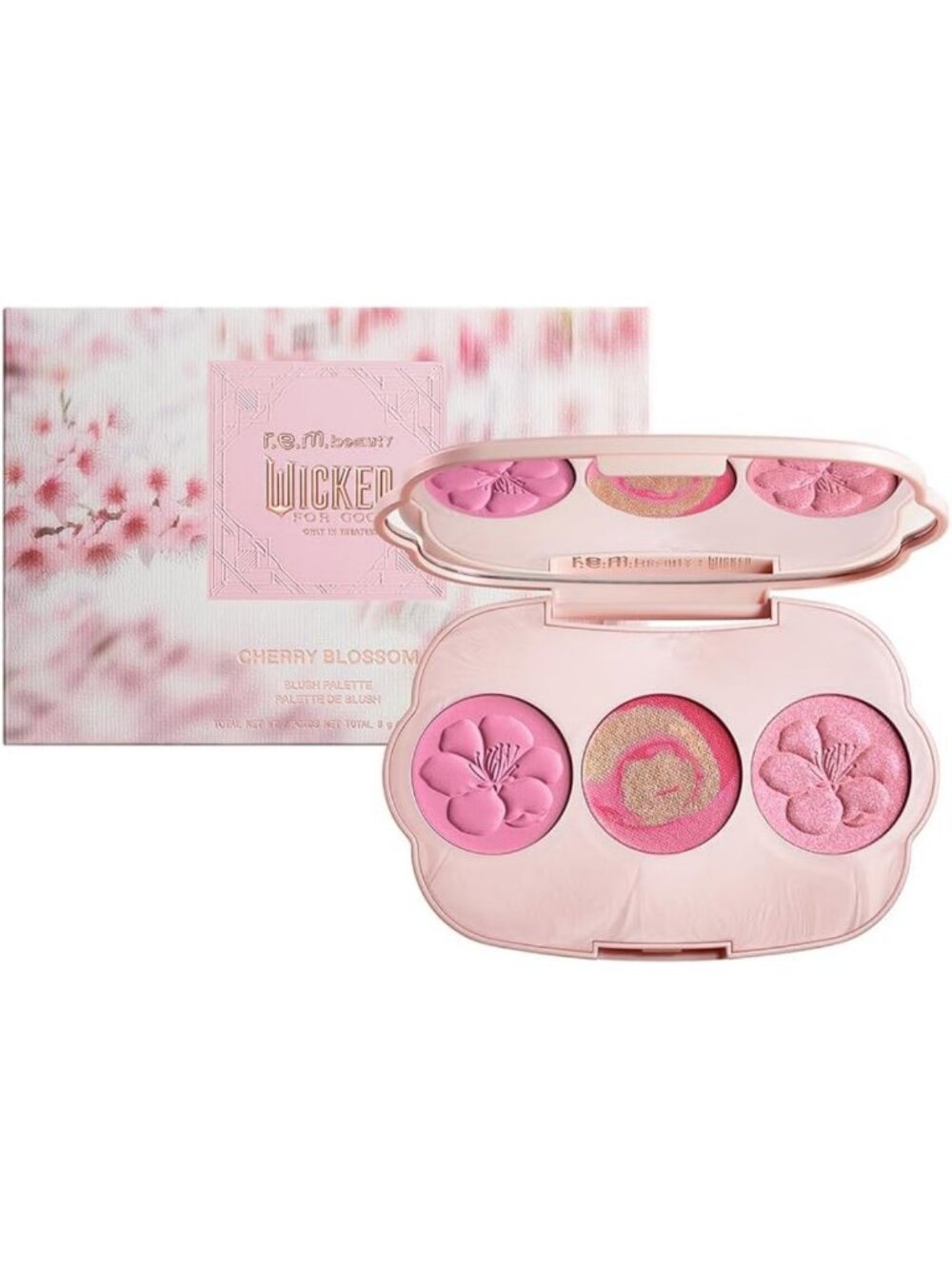Cherry Blossom Blush Palette | Blendable Creamy Formula | Skin Perfecting Makeup